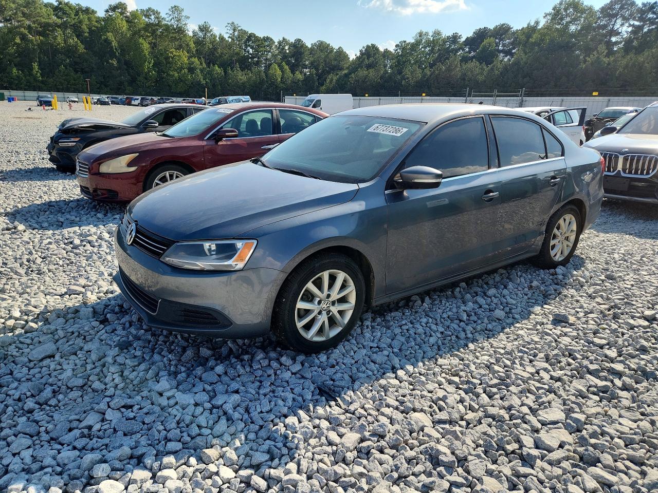 2014 Volkswagen Jetta Se Gray vin: 3VWD17AJ5EM401429