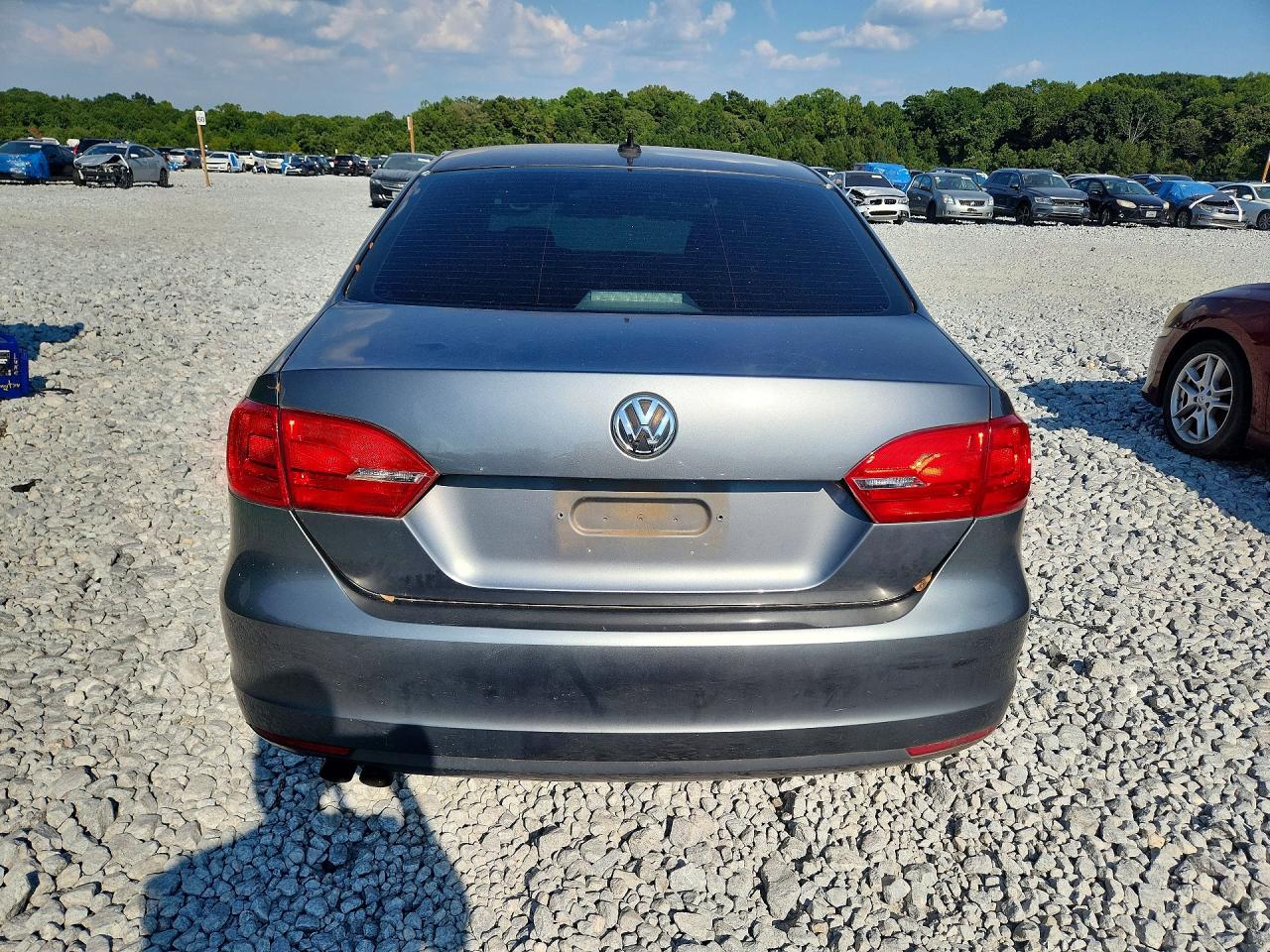 2014 Volkswagen Jetta Se Gray vin: 3VWD17AJ5EM401429