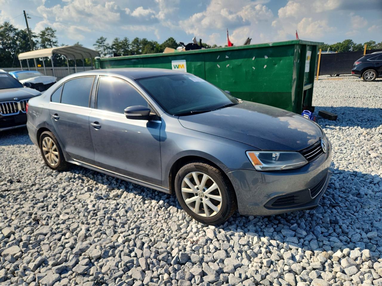 2014 Volkswagen Jetta Se Gray vin: 3VWD17AJ5EM401429