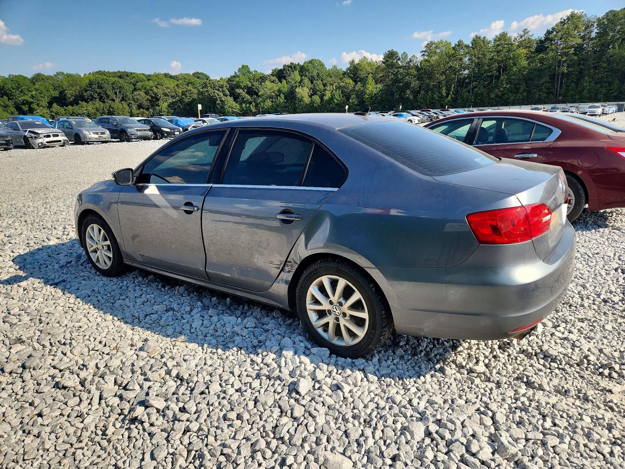 2014 Volkswagen Jetta Se Gray vin: 3VWD17AJ5EM401429