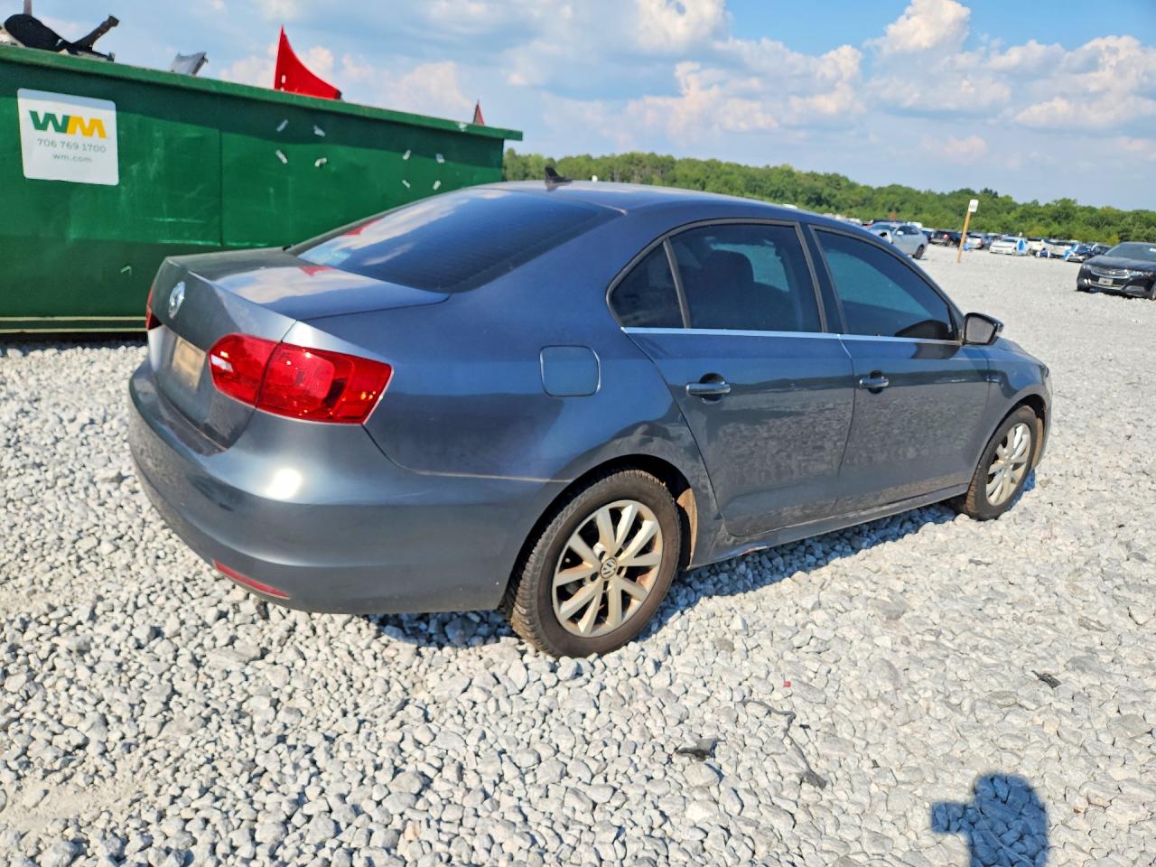 2014 Volkswagen Jetta Se Gray vin: 3VWD17AJ5EM401429