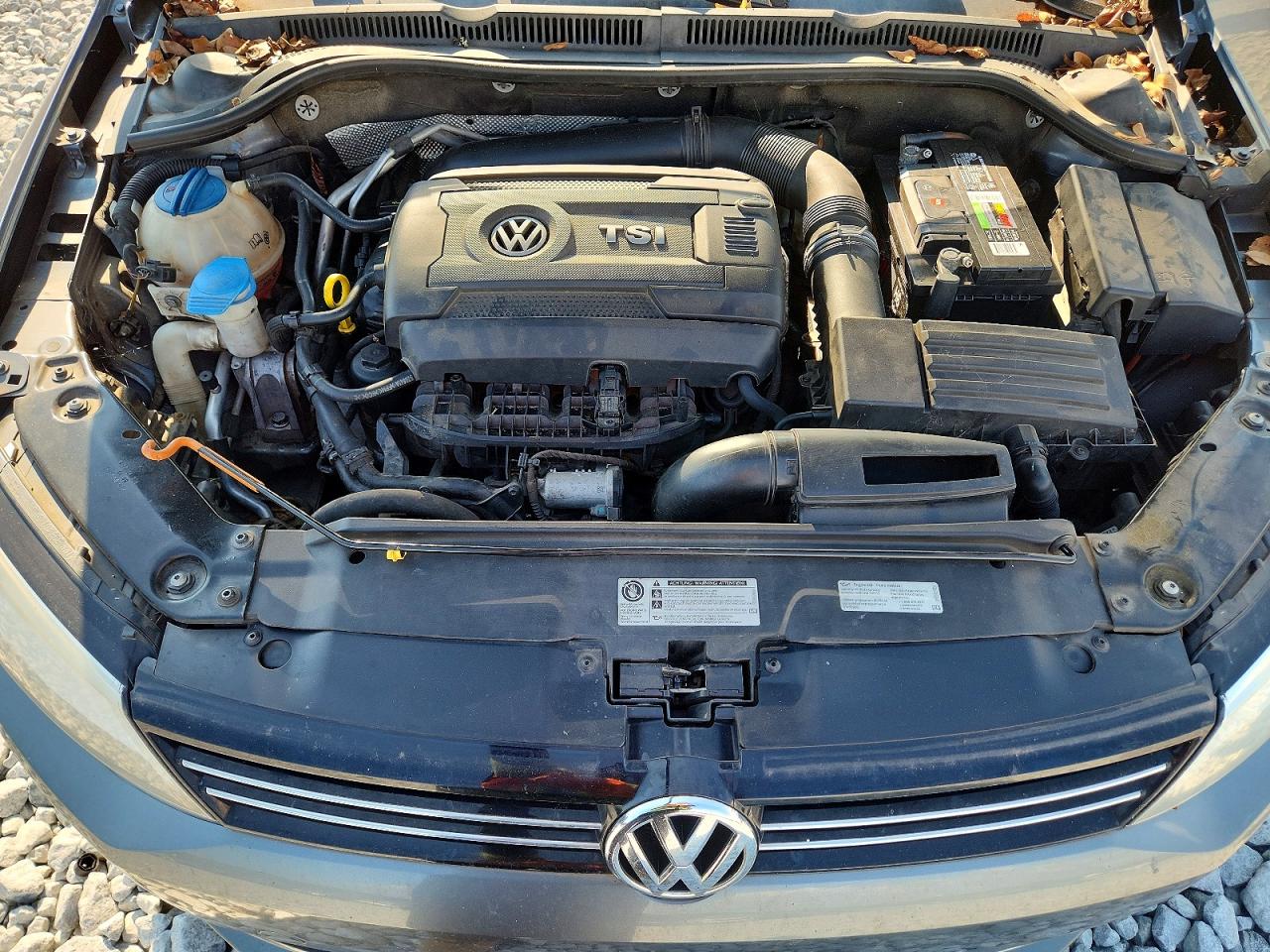 2014 Volkswagen Jetta Se Gray vin: 3VWD17AJ5EM401429