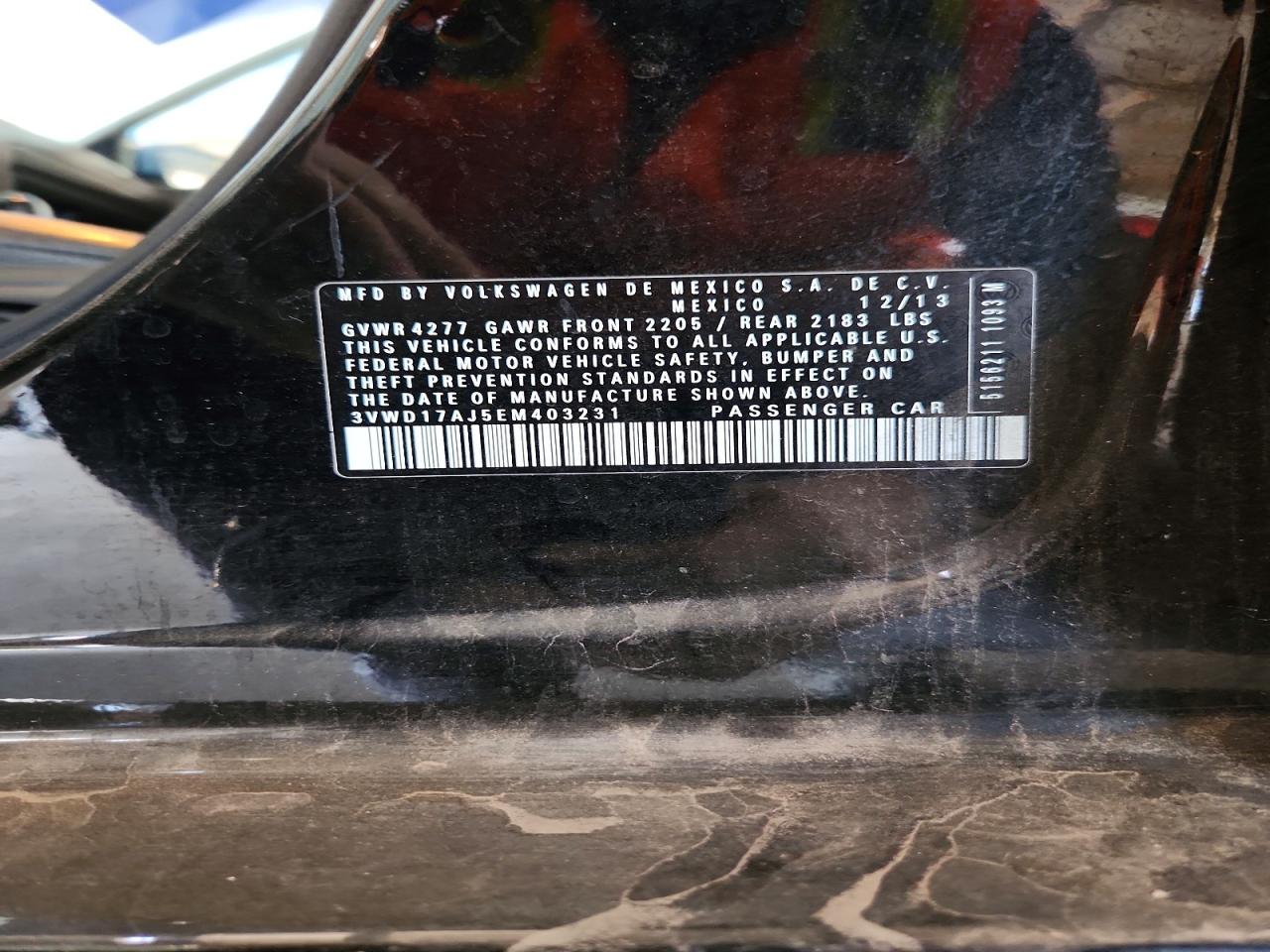 2014 Volkswagen Jetta Se Черный vin: 3VWD17AJ5EM403231