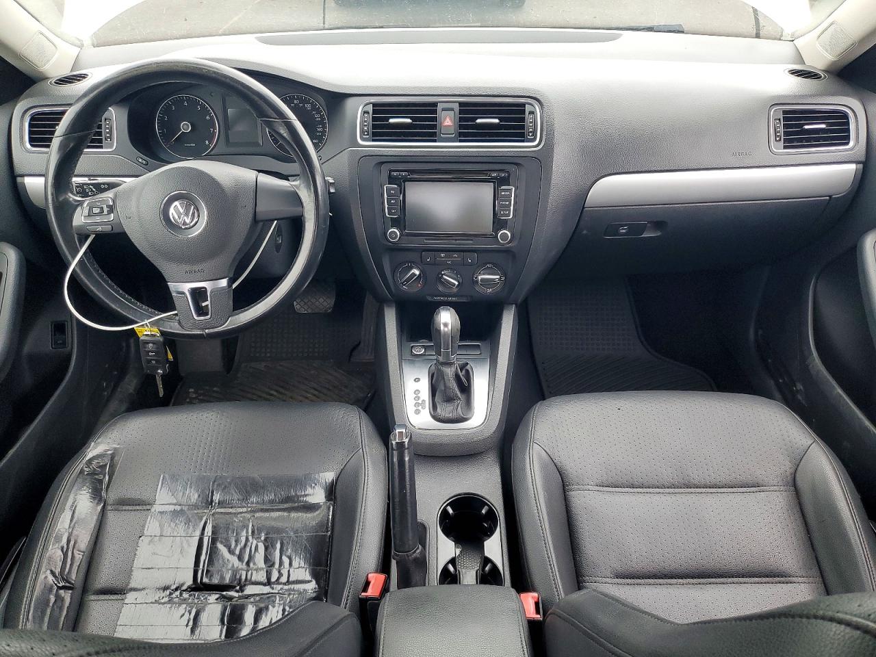 2014 Volkswagen Jetta Se White vin: 3VWD17AJ5EM407246