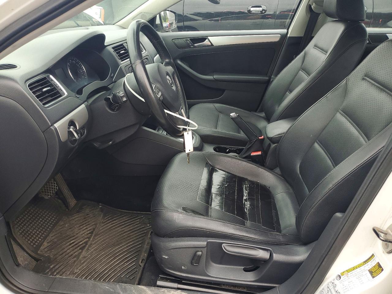2014 Volkswagen Jetta Se White vin: 3VWD17AJ5EM407246