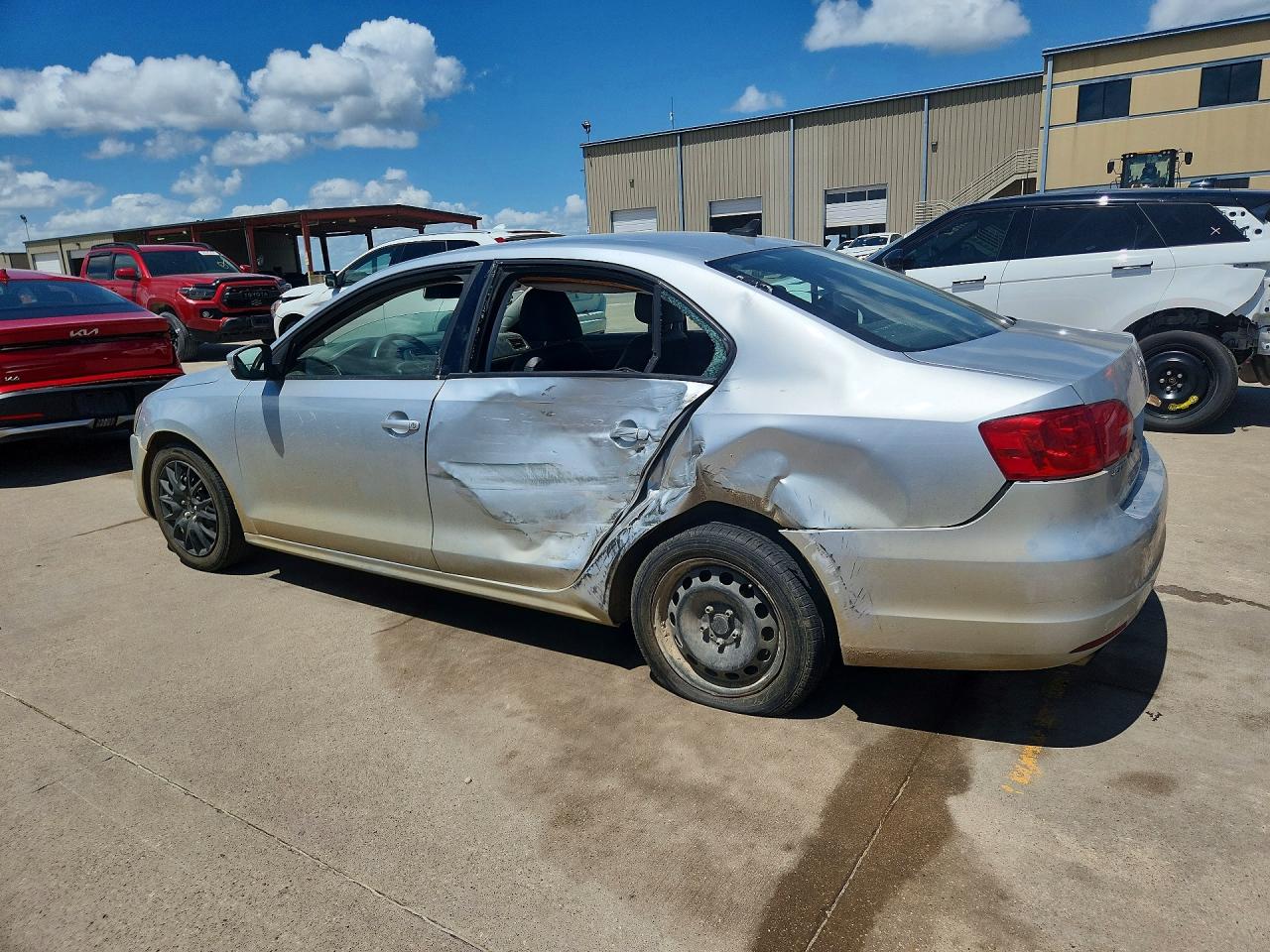 2014 Volkswagen Jetta Se Silver vin: 3VWD17AJ5EM418568
