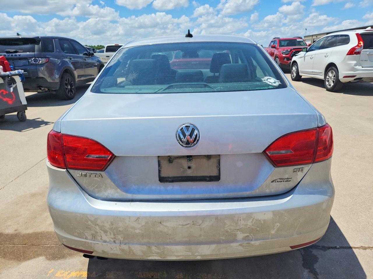 2014 Volkswagen Jetta Se Silver vin: 3VWD17AJ5EM418568