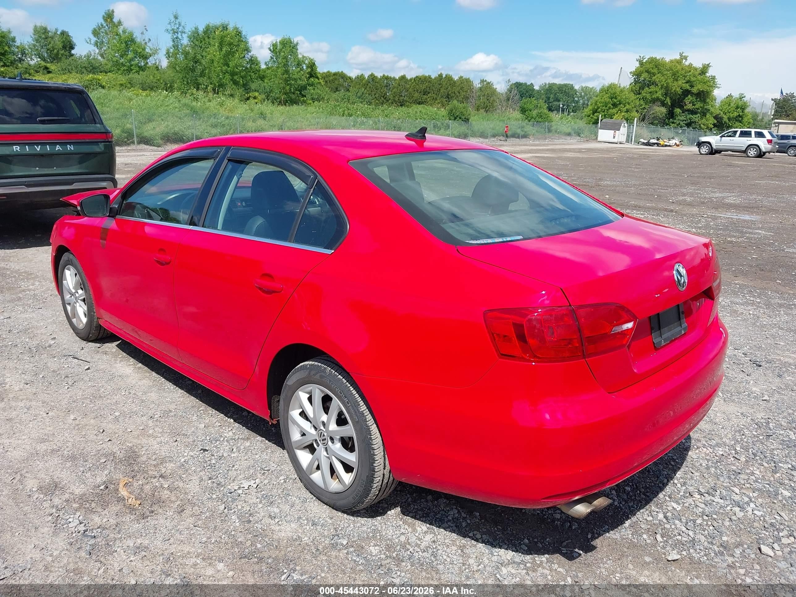 2014 Volkswagen Jetta 1.8t Se Red vin: 3VWD17AJ5EM418571