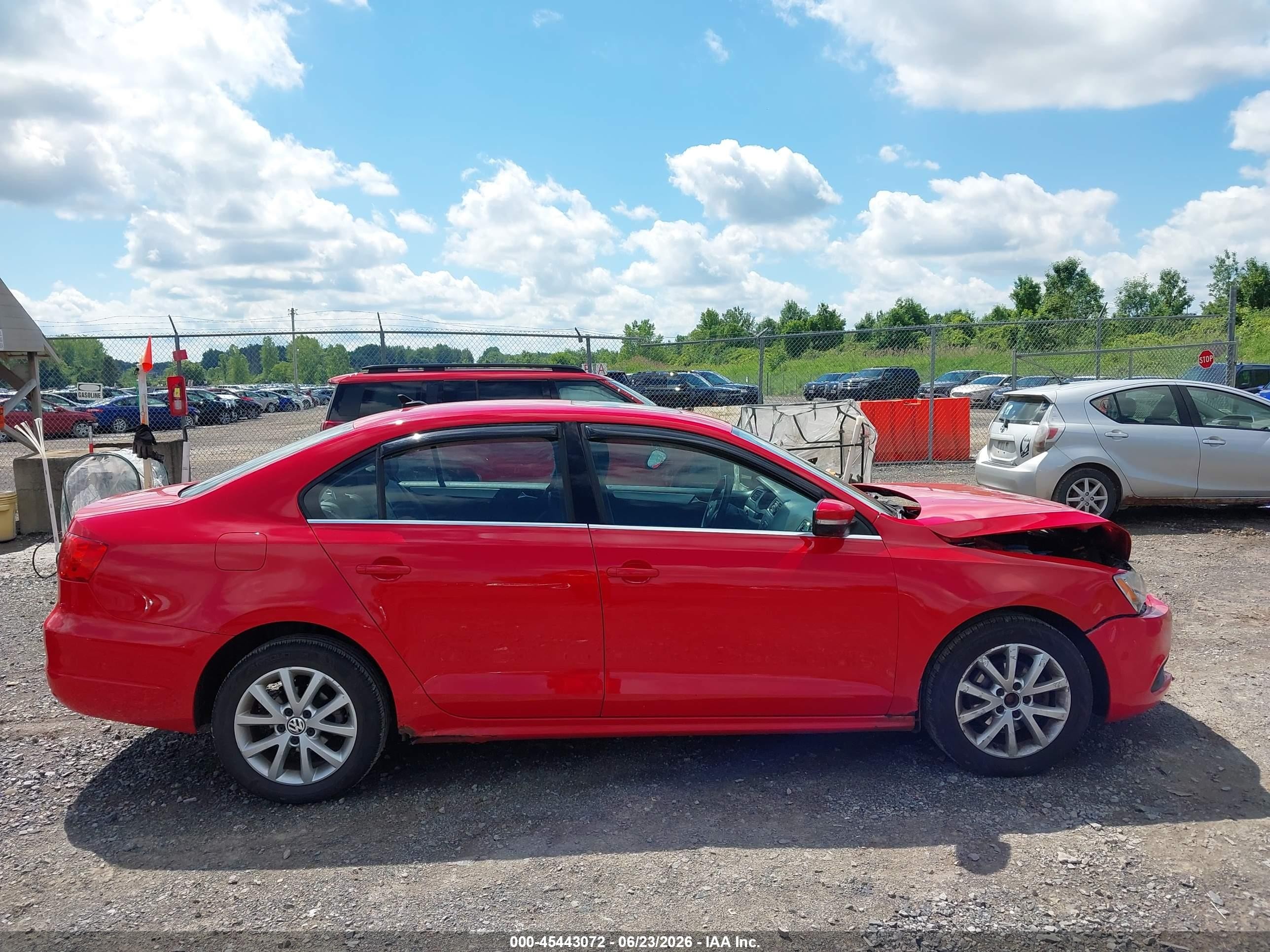 2014 Volkswagen Jetta 1.8t Se Red vin: 3VWD17AJ5EM418571
