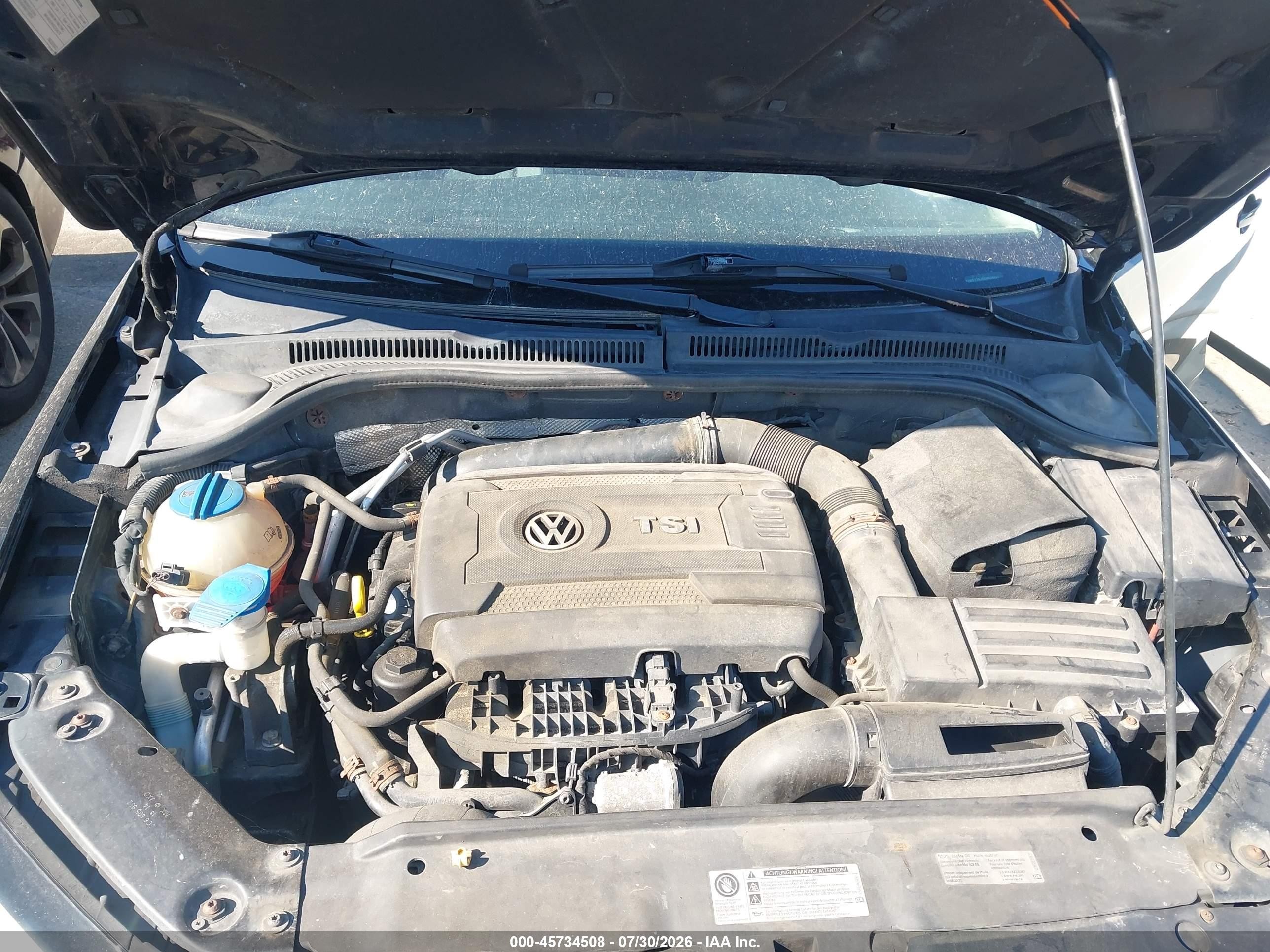 2014 Volkswagen Jetta 1.8t Se Черный vin: 3VWD17AJ5EM436620