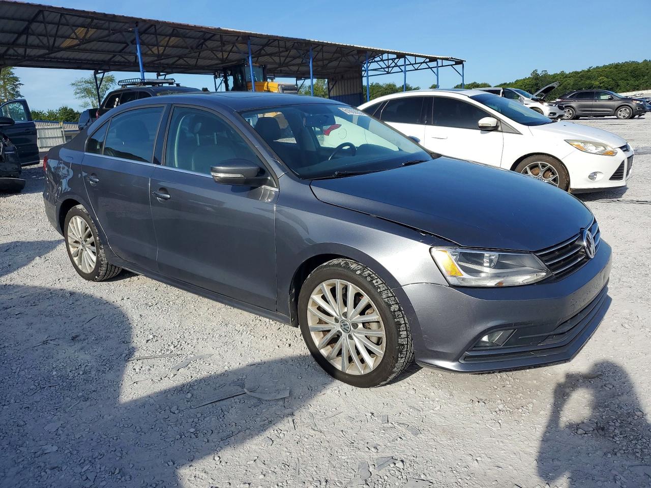 2015 Volkswagen Jetta Se Серый vin: 3VWD17AJ5FM235155
