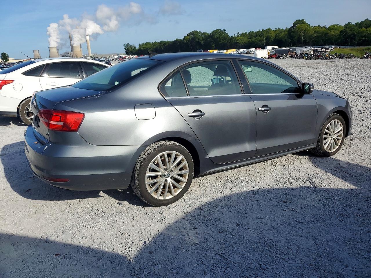 2015 Volkswagen Jetta Se Серый vin: 3VWD17AJ5FM235155