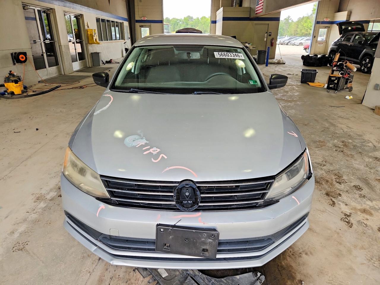 2015 Volkswagen Jetta Se Silver vin: 3VWD17AJ5FM245863