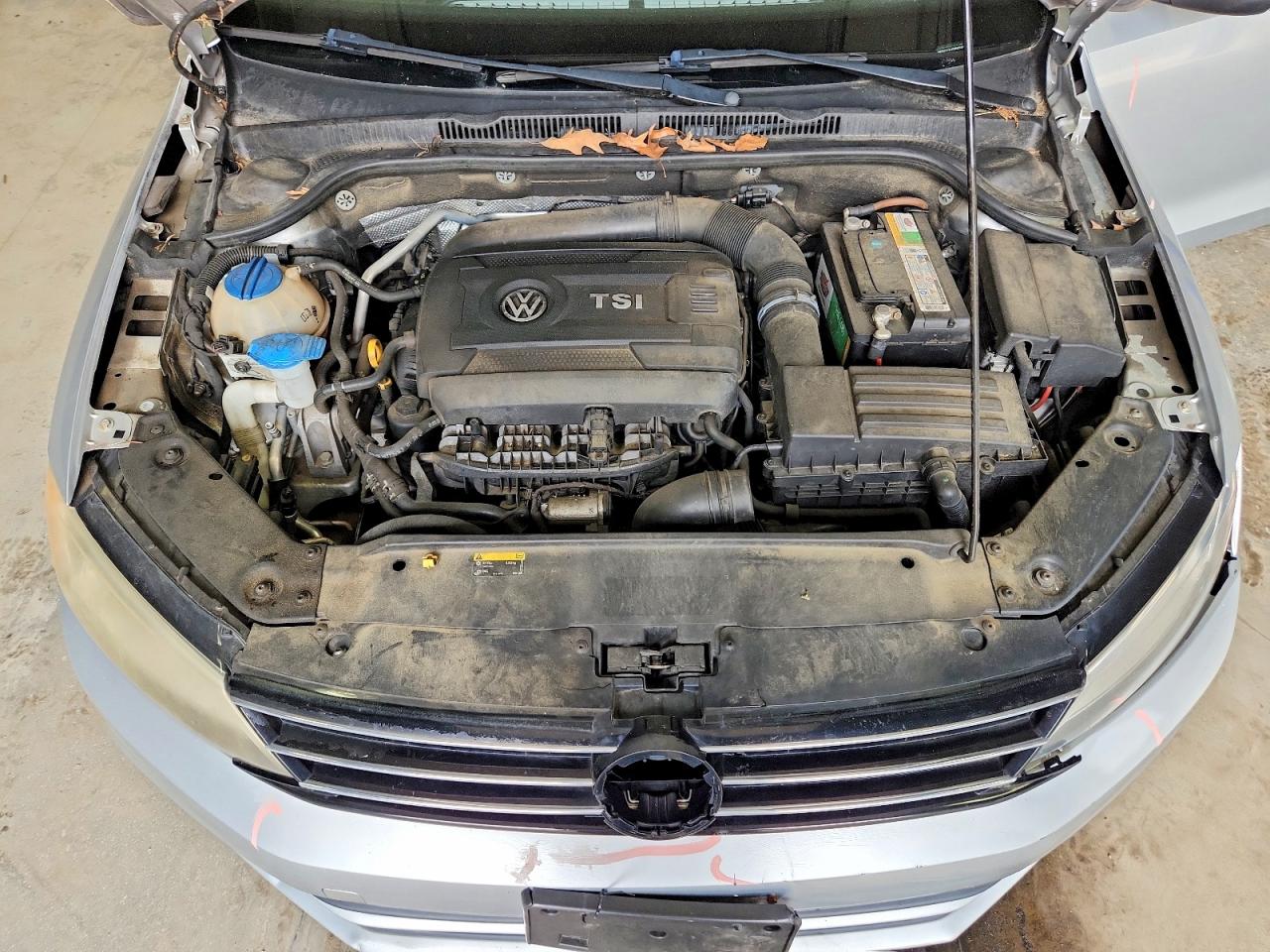 2015 Volkswagen Jetta Se Silver vin: 3VWD17AJ5FM245863