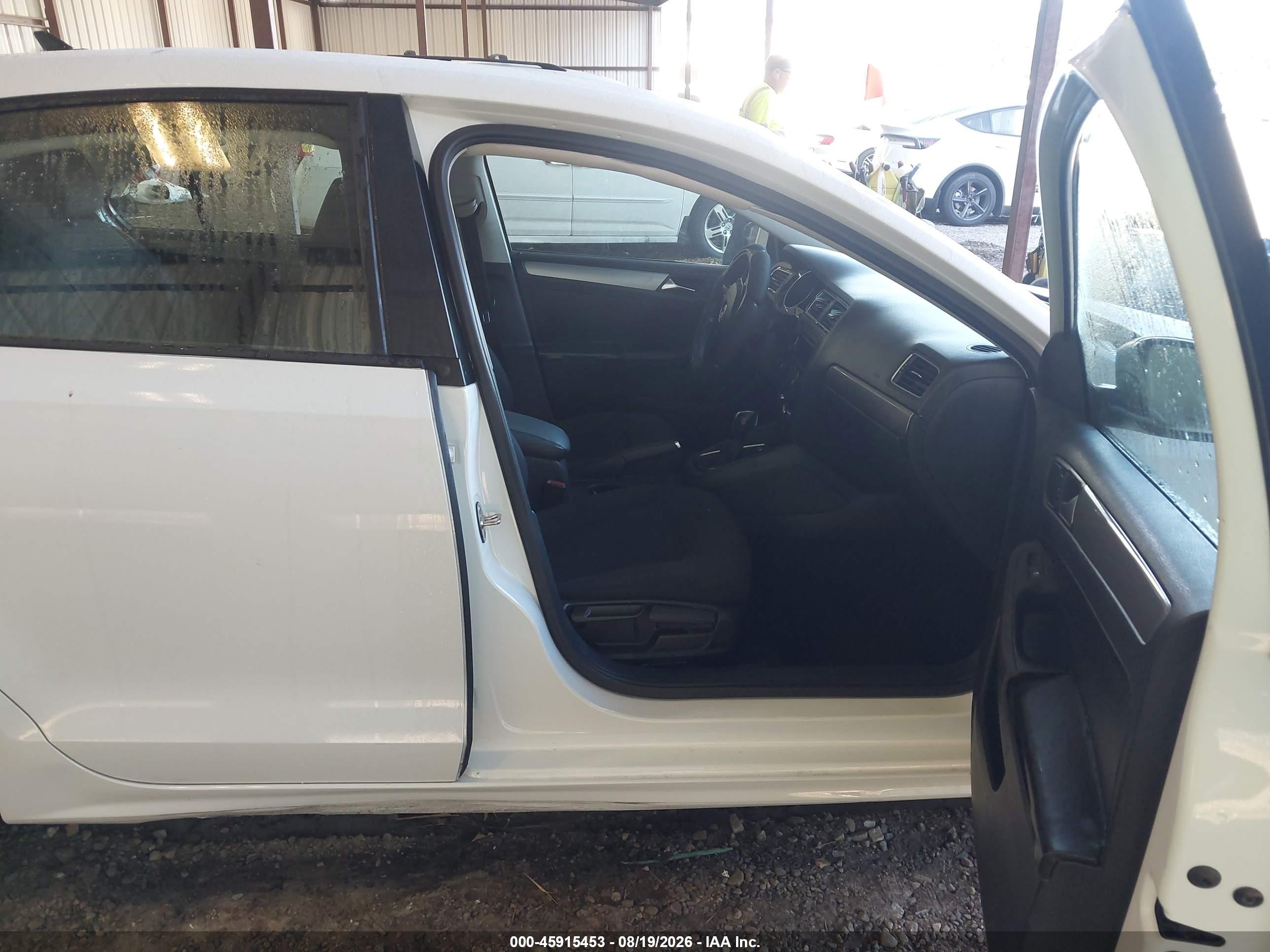 2015 Volkswagen Jetta 1.8t Se White vin: 3VWD17AJ5FM250304