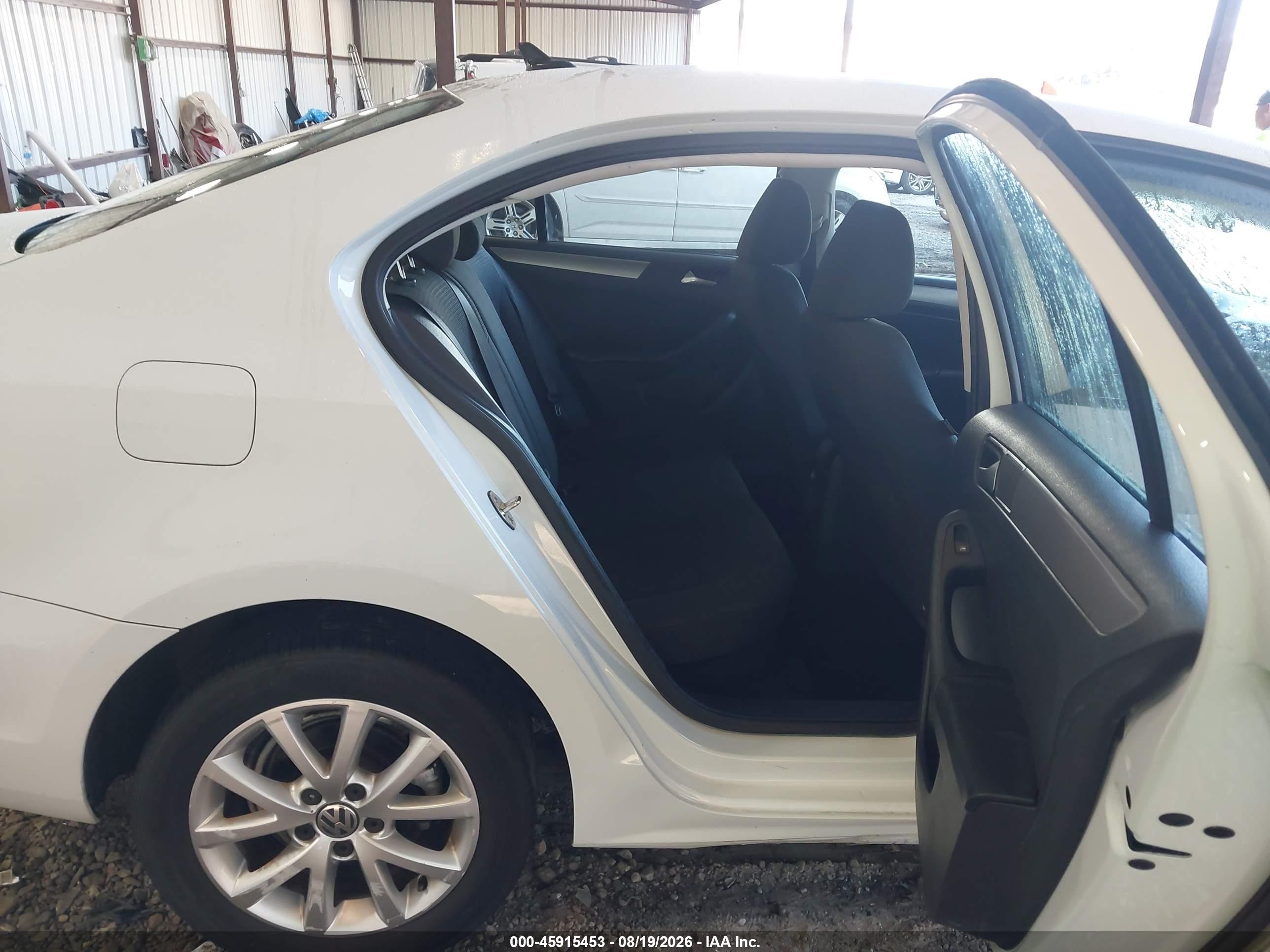 2015 Volkswagen Jetta 1.8t Se White vin: 3VWD17AJ5FM250304