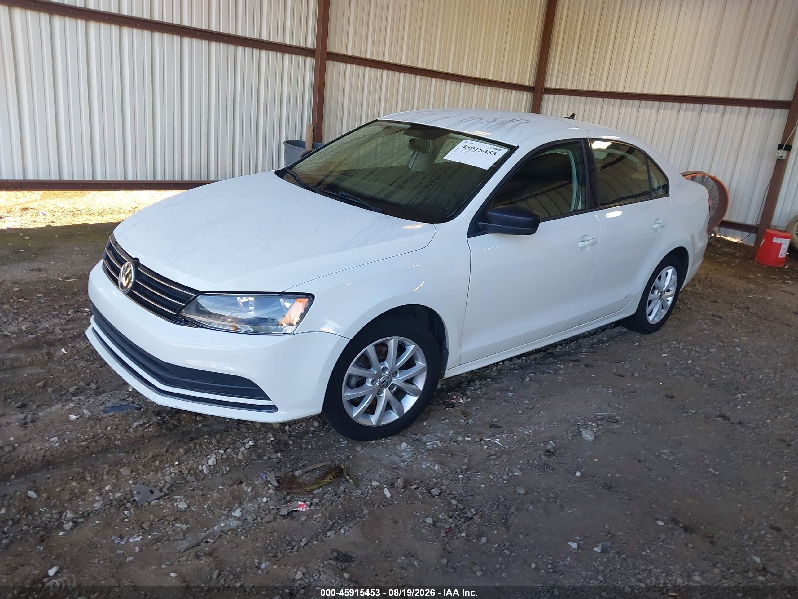 2015 Volkswagen Jetta 1.8t Se White vin: 3VWD17AJ5FM250304
