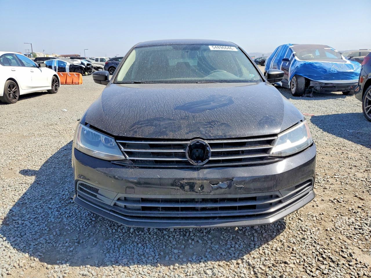 2015 Volkswagen Jetta Se Black vin: 3VWD17AJ5FM260962
