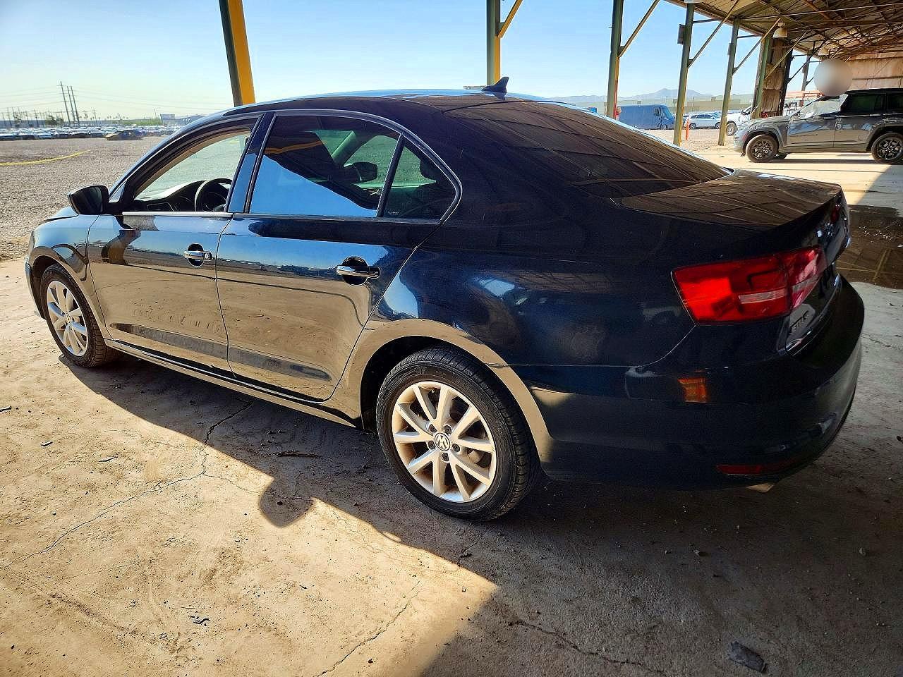 2015 Volkswagen Jetta Se Black vin: 3VWD17AJ5FM260962