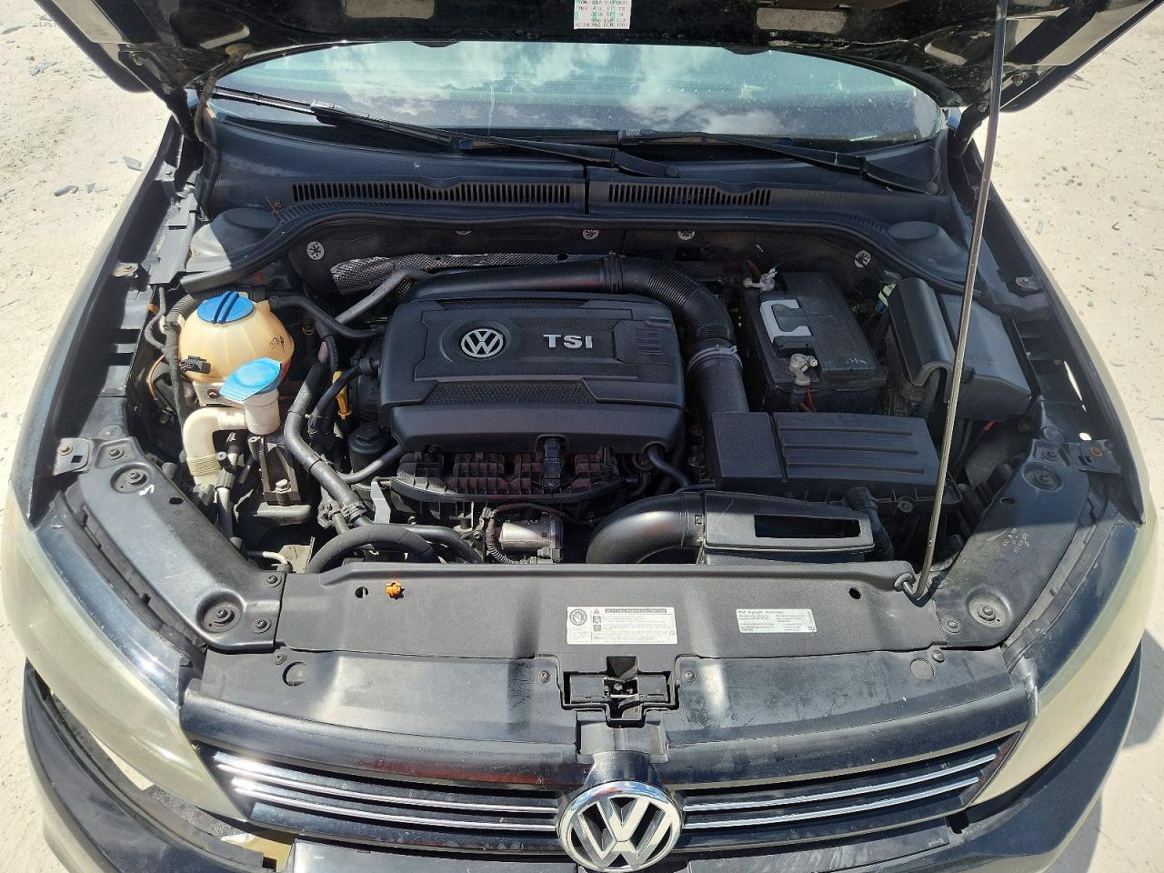 2015 Volkswagen Jetta Se Black vin: 3VWD17AJ5FM263103