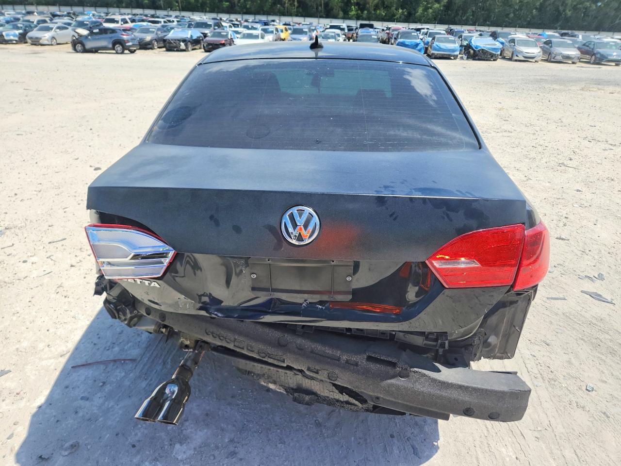 2015 Volkswagen Jetta Se Black vin: 3VWD17AJ5FM263103