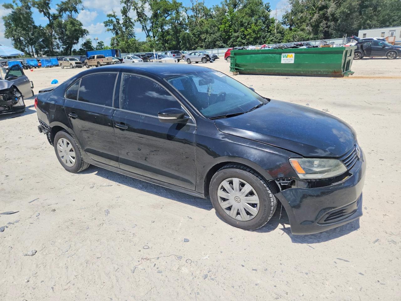 2015 Volkswagen Jetta Se Black vin: 3VWD17AJ5FM263103