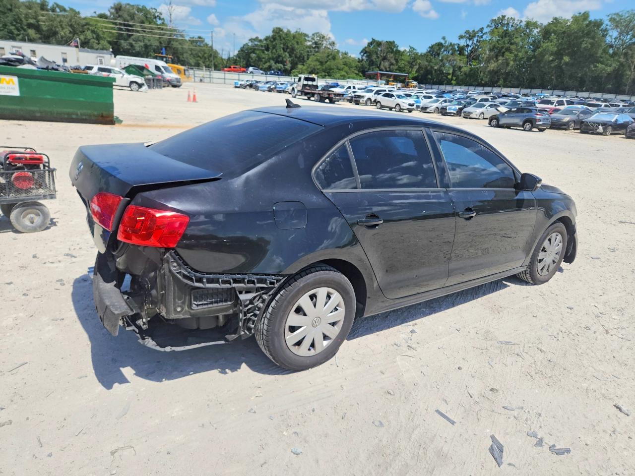 2015 Volkswagen Jetta Se Black vin: 3VWD17AJ5FM263103