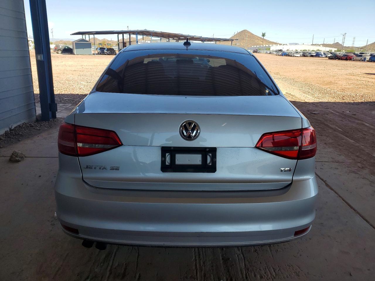2015 Volkswagen Jetta Se Silver vin: 3VWD17AJ5FM263540