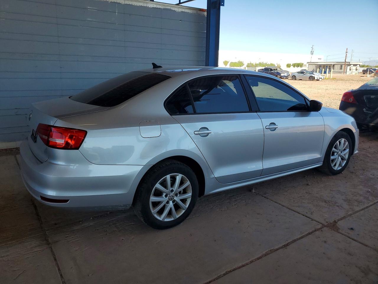2015 Volkswagen Jetta Se Silver vin: 3VWD17AJ5FM263540