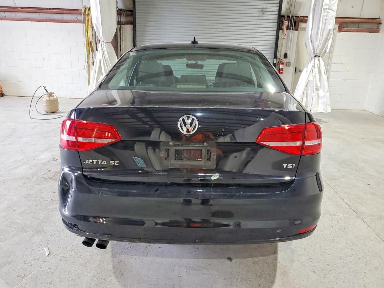 2015 Volkswagen Jetta Se Black vin: 3VWD17AJ5FM273890