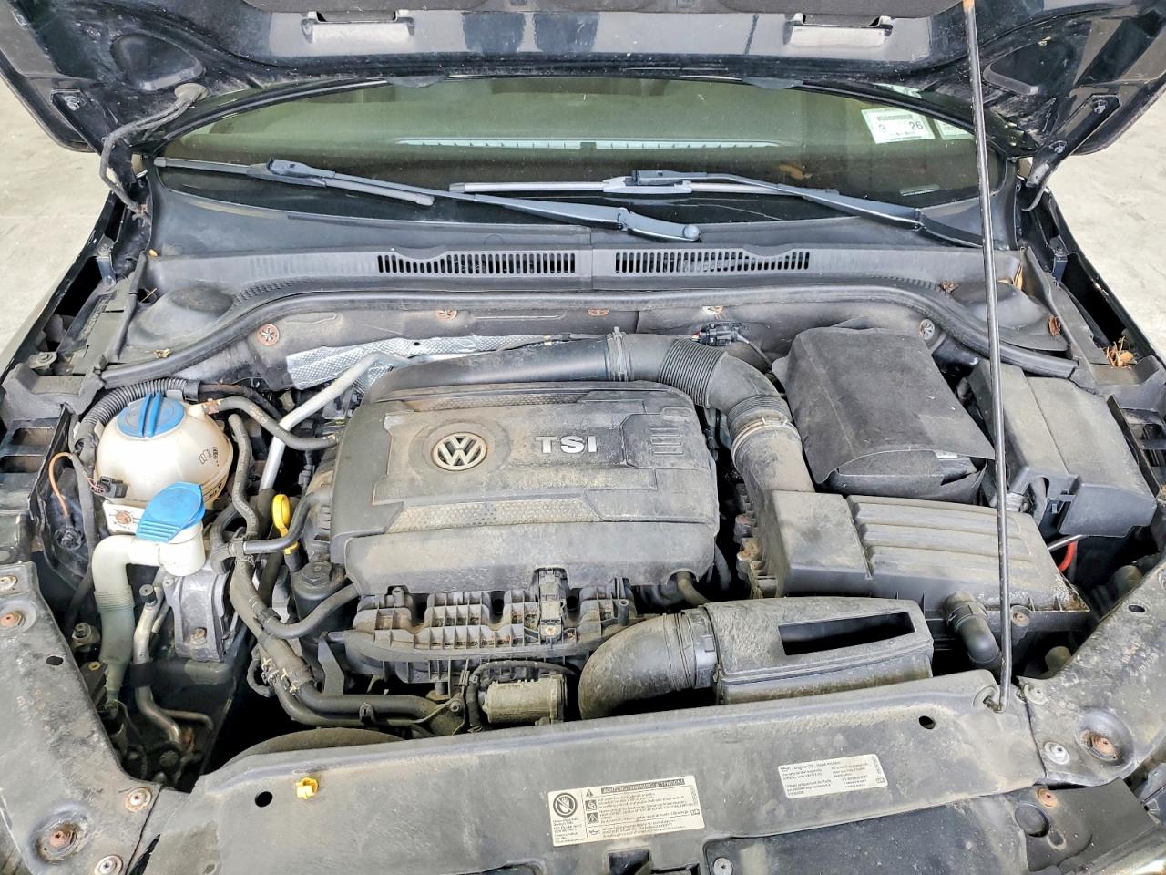 2015 Volkswagen Jetta Se Black vin: 3VWD17AJ5FM273890