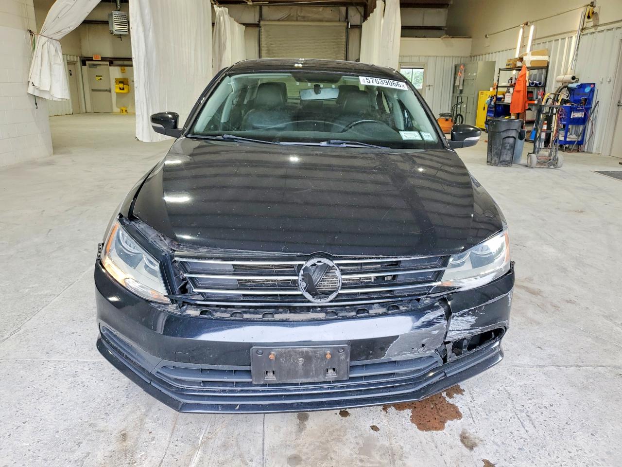 2015 Volkswagen Jetta Se Black vin: 3VWD17AJ5FM273890