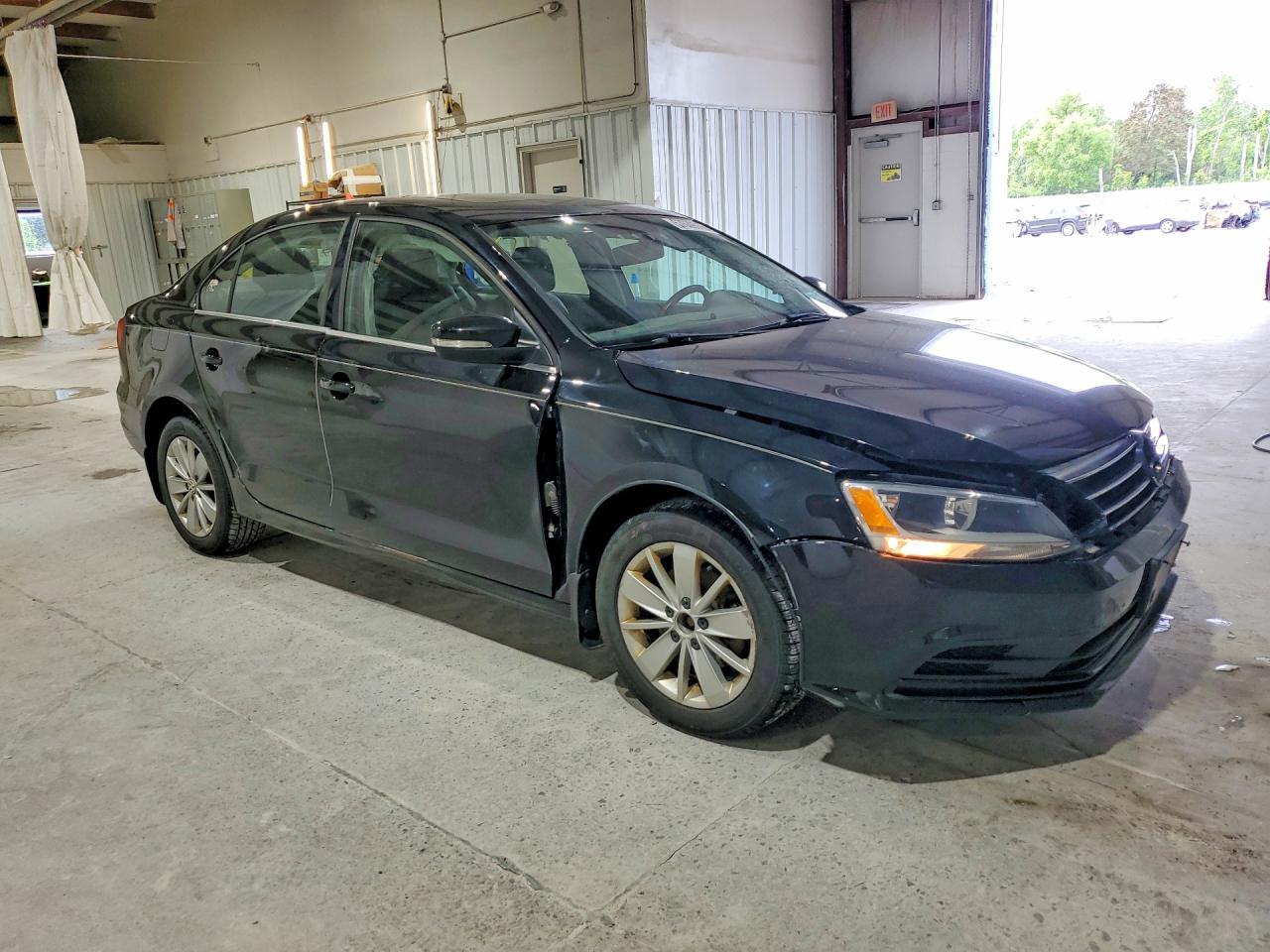 2015 Volkswagen Jetta Se Black vin: 3VWD17AJ5FM273890
