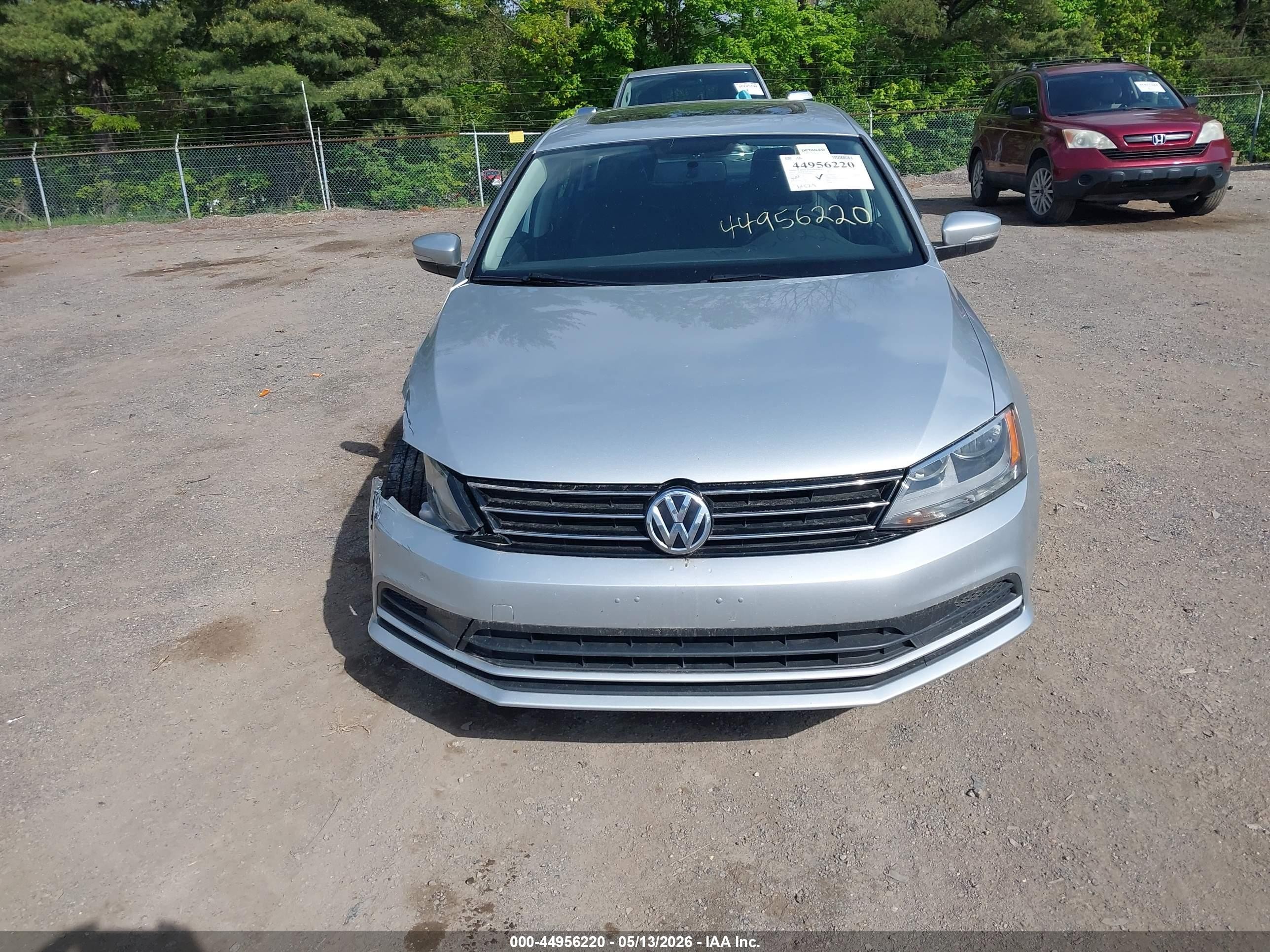 2015 Volkswagen Jetta 1.8t Se Silver vin: 3VWD17AJ5FM283481