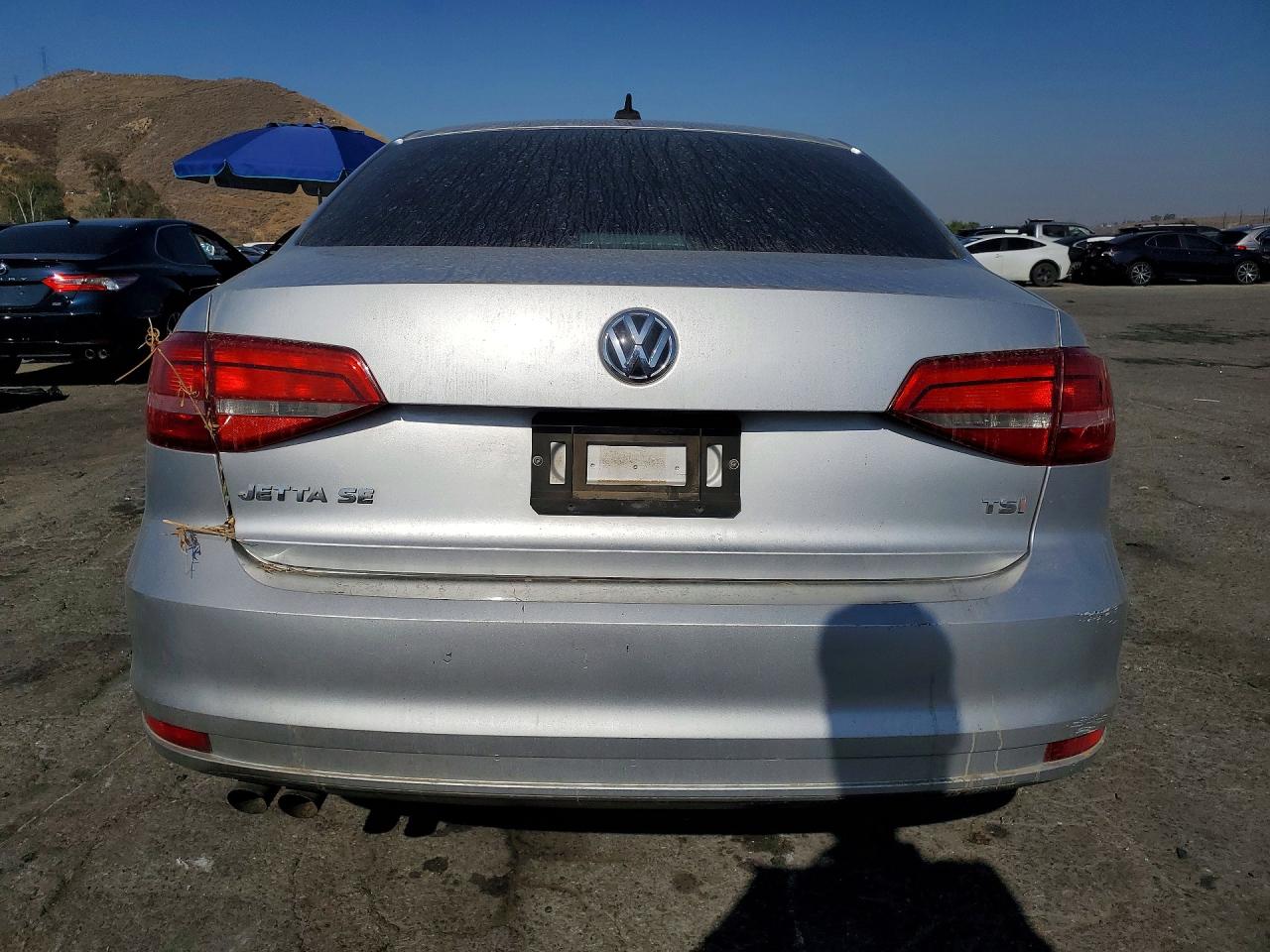 2015 Volkswagen Jetta Se Silver vin: 3VWD17AJ5FM286591