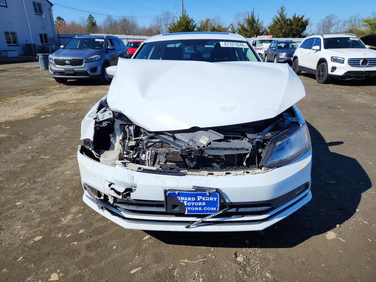 2015 Volkswagen Jetta Se White vin: 3VWD17AJ5FM312378
