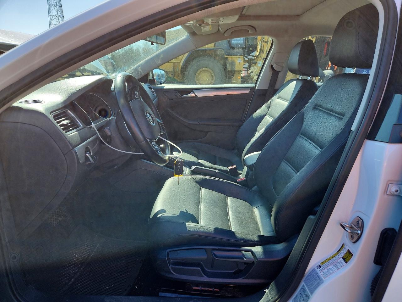 2015 Volkswagen Jetta Se White vin: 3VWD17AJ5FM312378