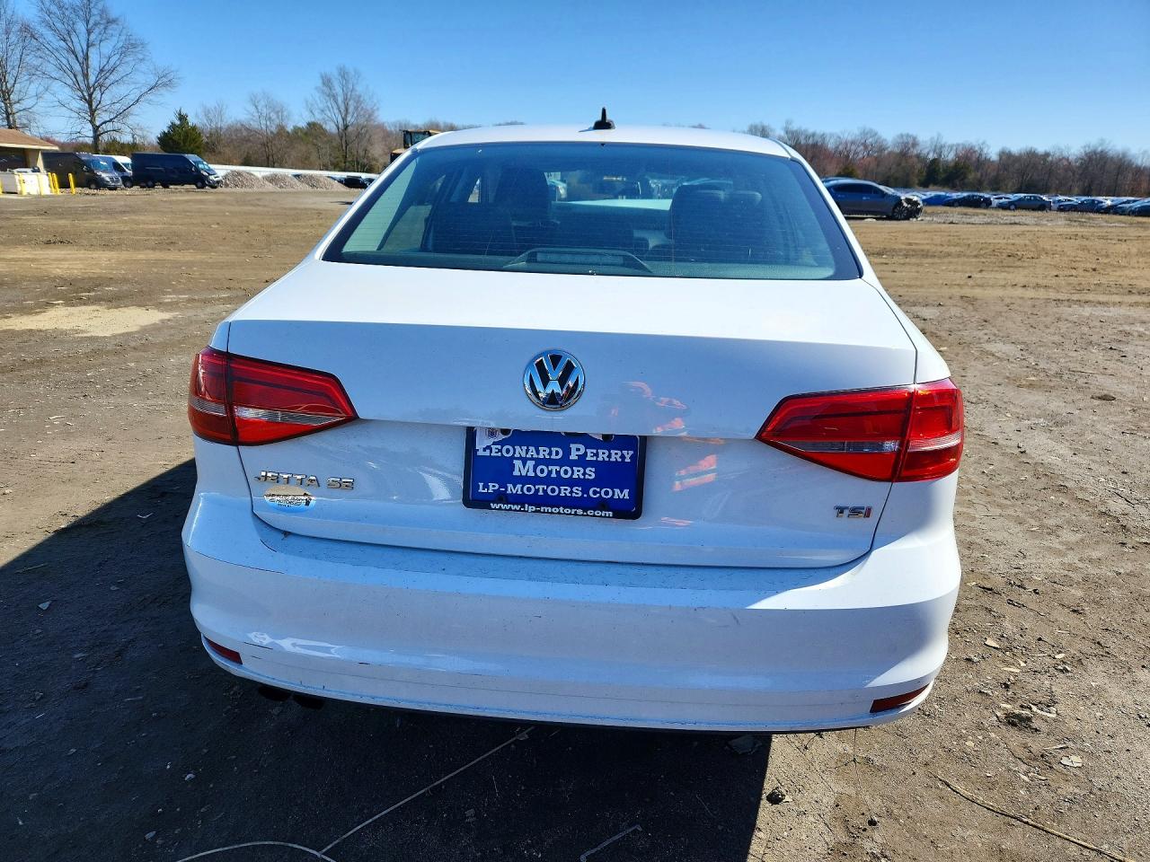 2015 Volkswagen Jetta Se White vin: 3VWD17AJ5FM312378