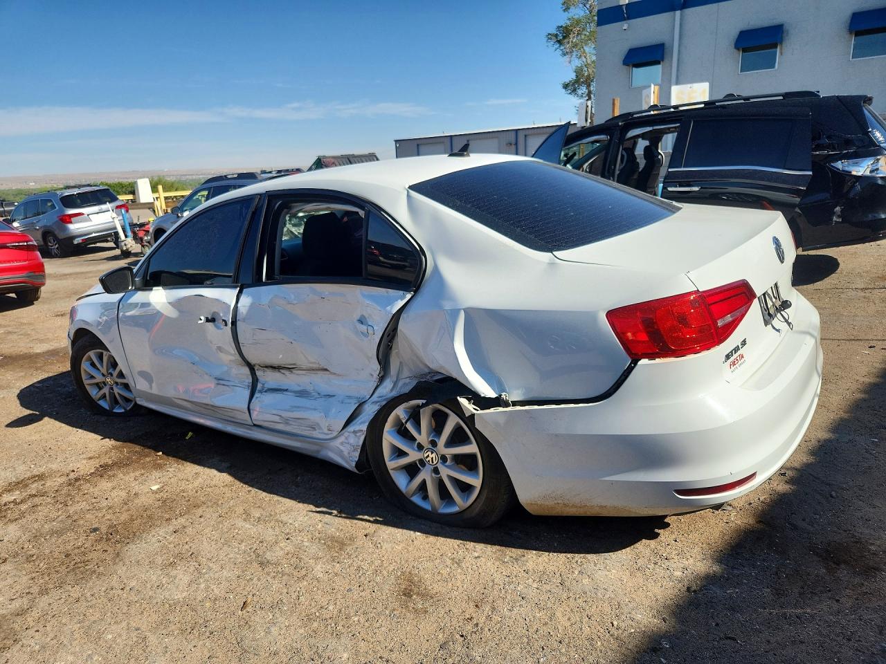 2015 Volkswagen Jetta Se White vin: 3VWD17AJ5FM332775