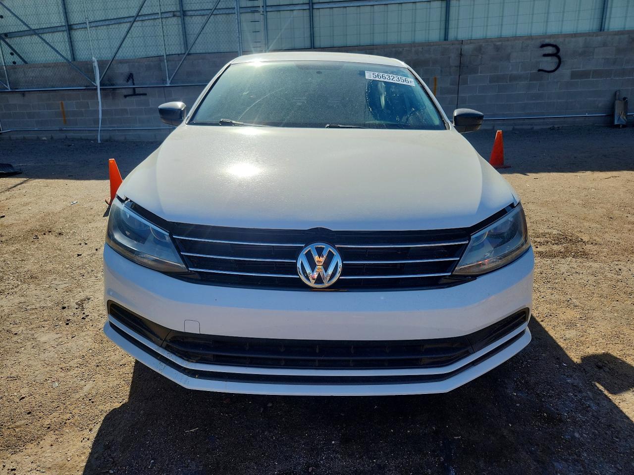 2015 Volkswagen Jetta Se White vin: 3VWD17AJ5FM332775