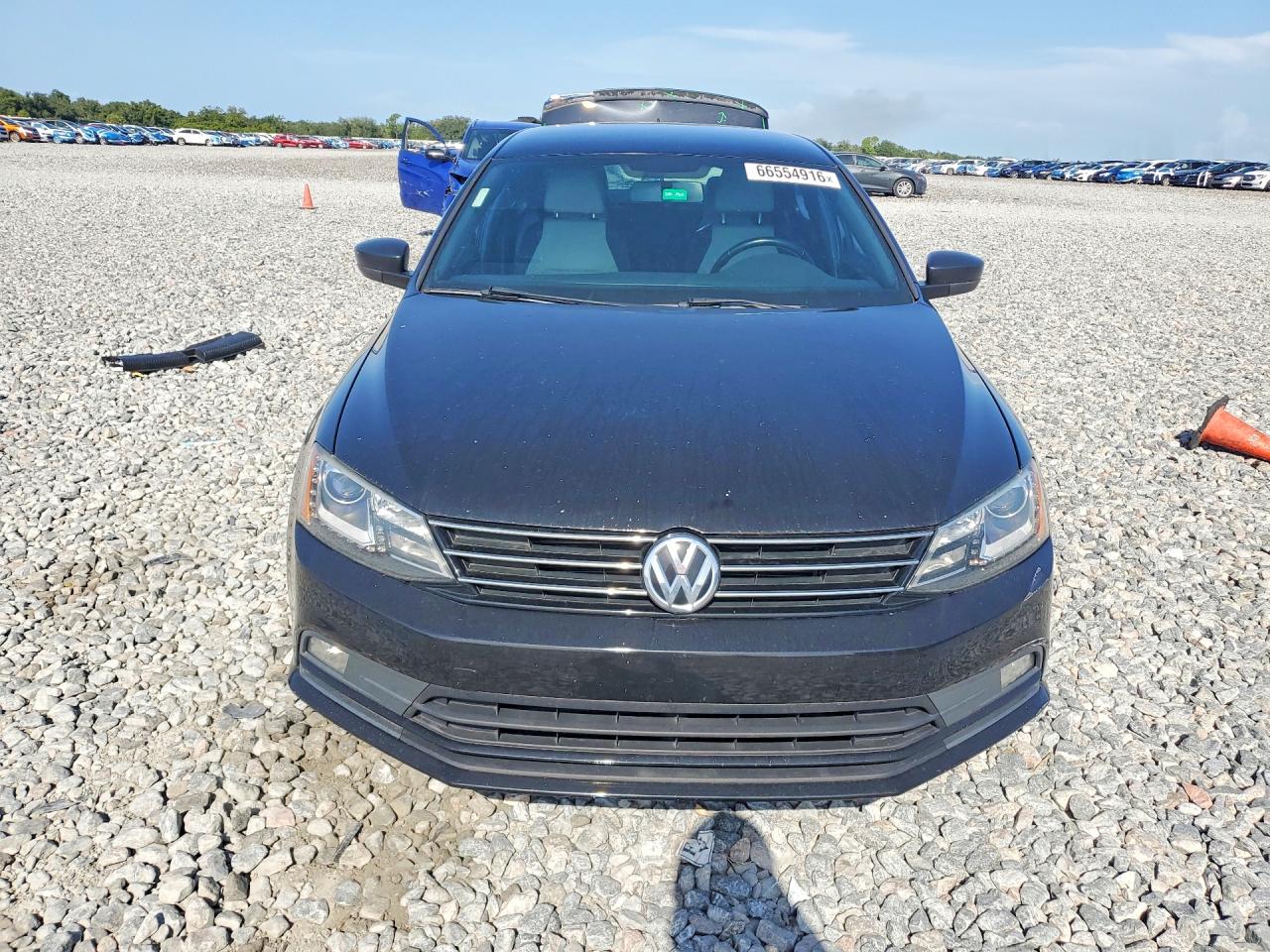 2015 Volkswagen Jetta Se Black vin: 3VWD17AJ5FM404574