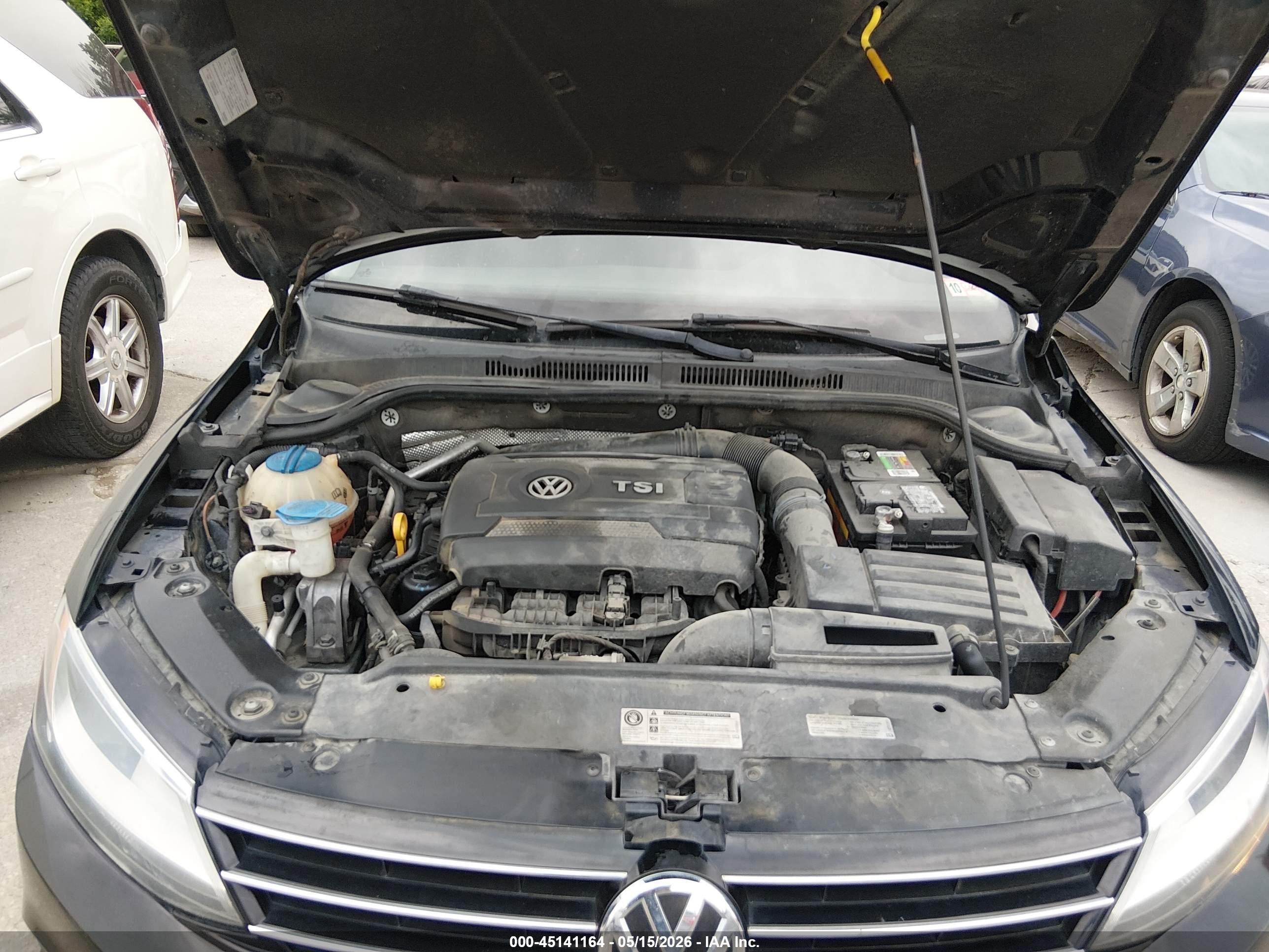 2015 Volkswagen Jetta 1.8t Se Black vin: 3VWD17AJ5FM414604