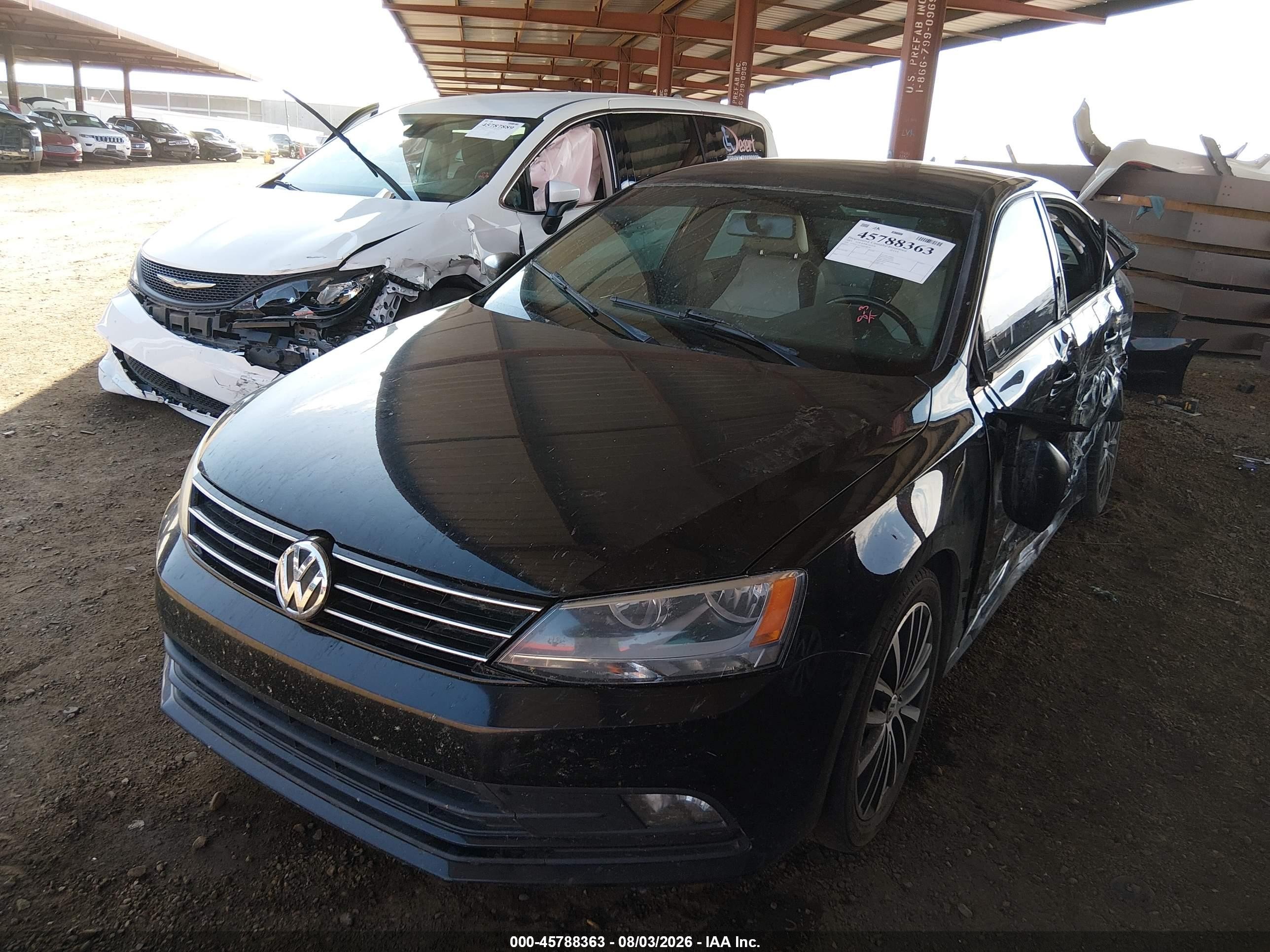 2015 Volkswagen Jetta 1.8t Sport Black vin: 3VWD17AJ5FM428194