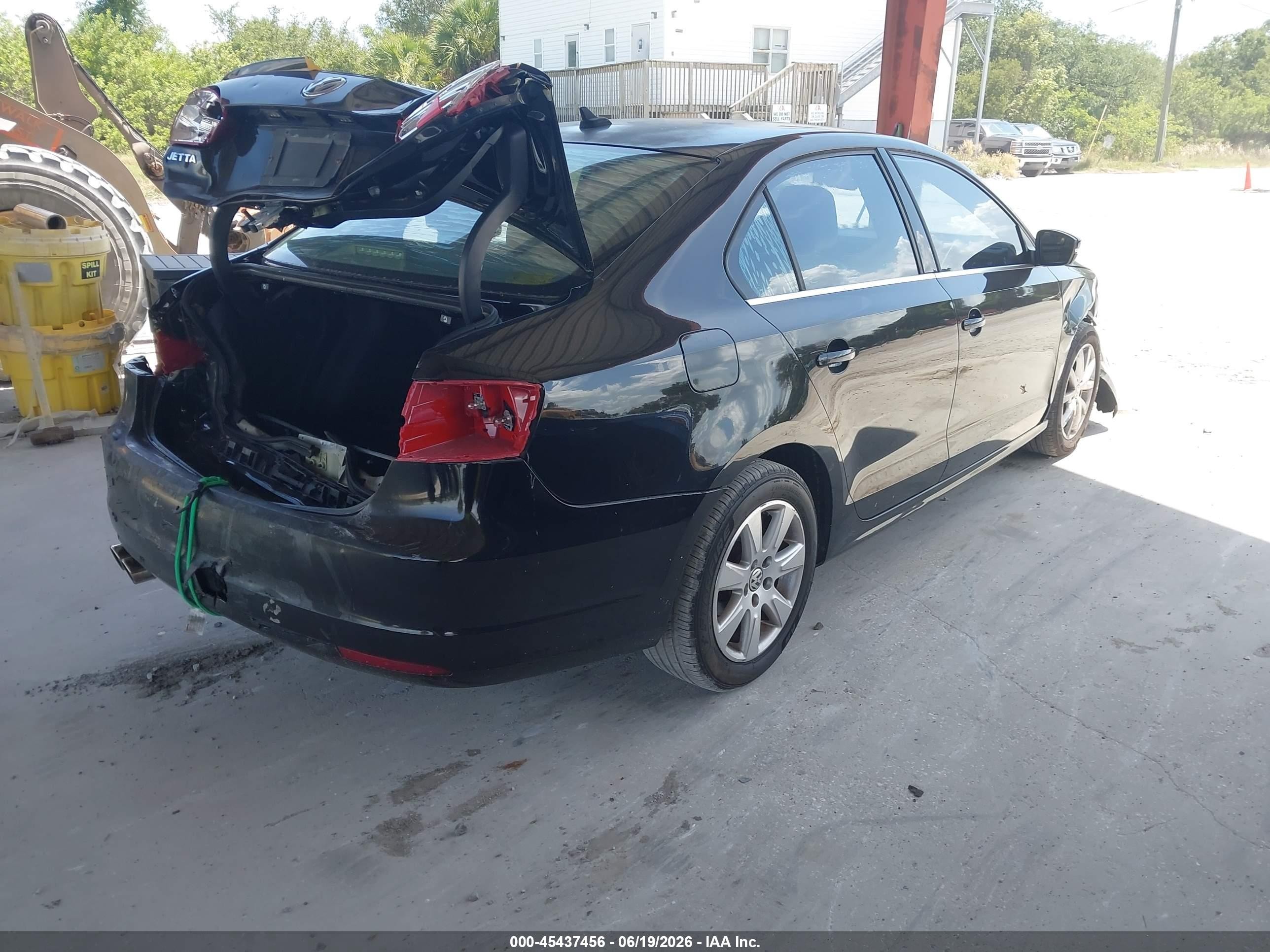 2014 Volkswagen Jetta 1.8t Se Black vin: 3VWD17AJ6EM221943
