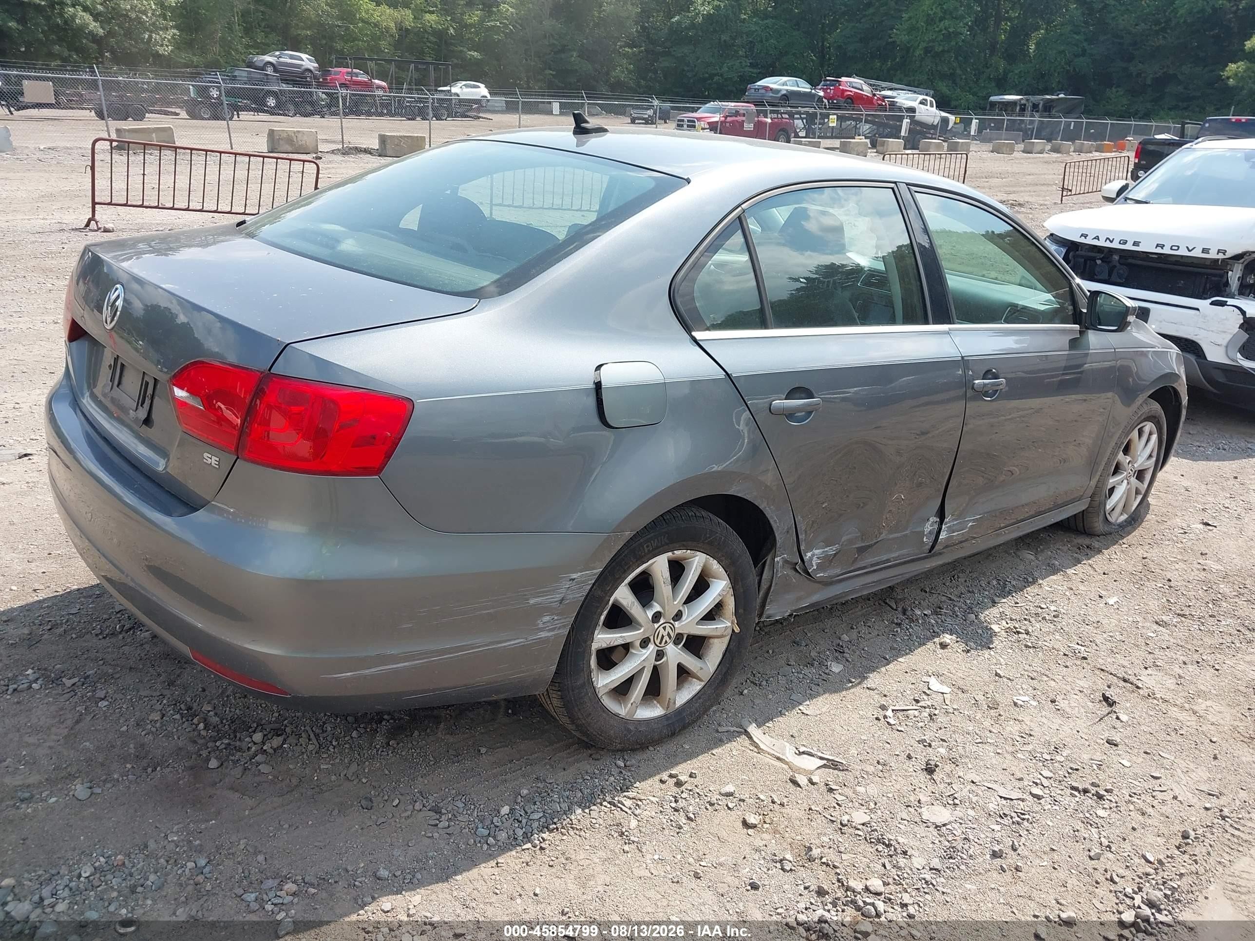 2014 Volkswagen Jetta 1.8t Se Серый vin: 3VWD17AJ6EM277624