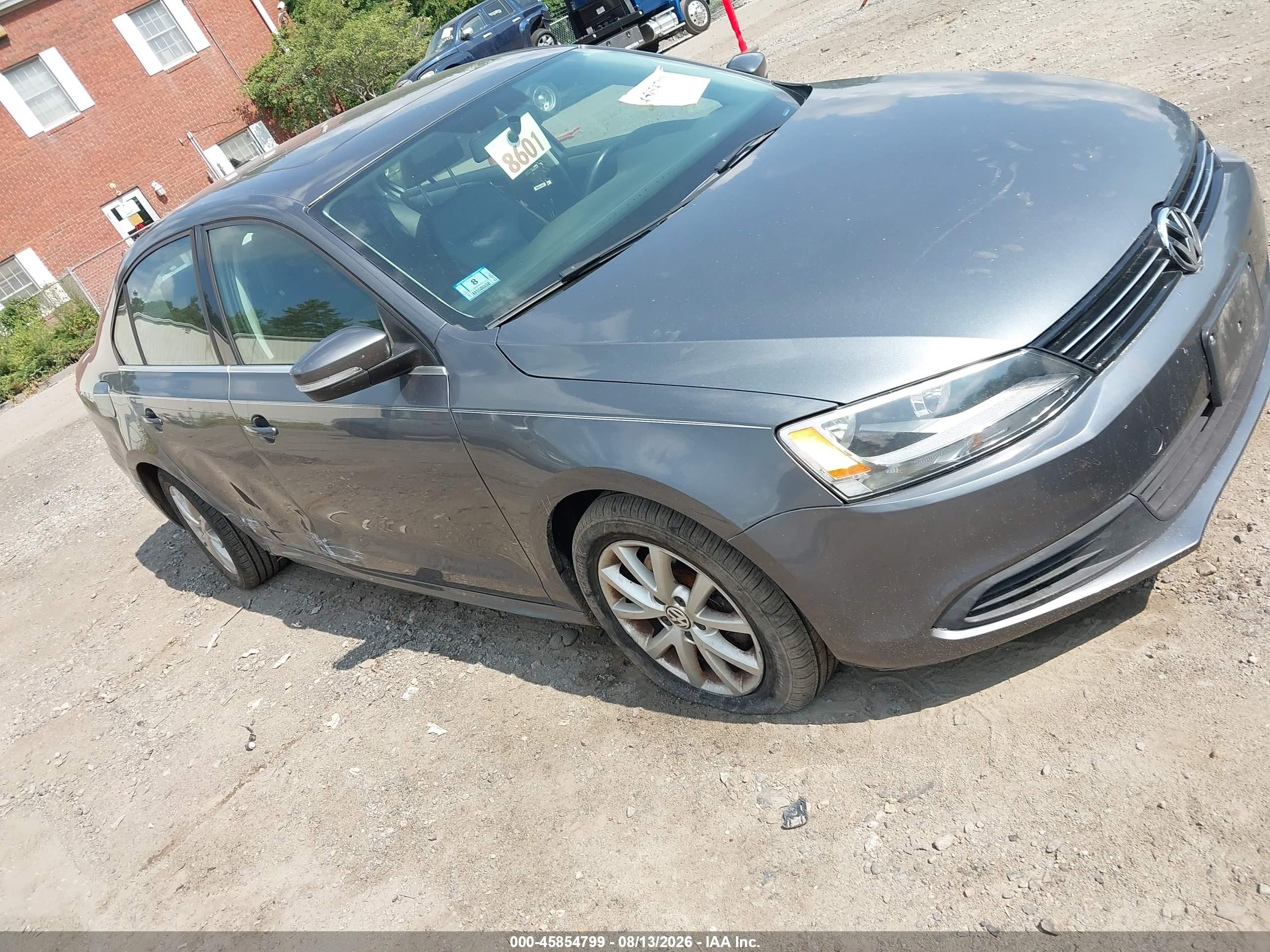 2014 Volkswagen Jetta 1.8t Se Серый vin: 3VWD17AJ6EM277624