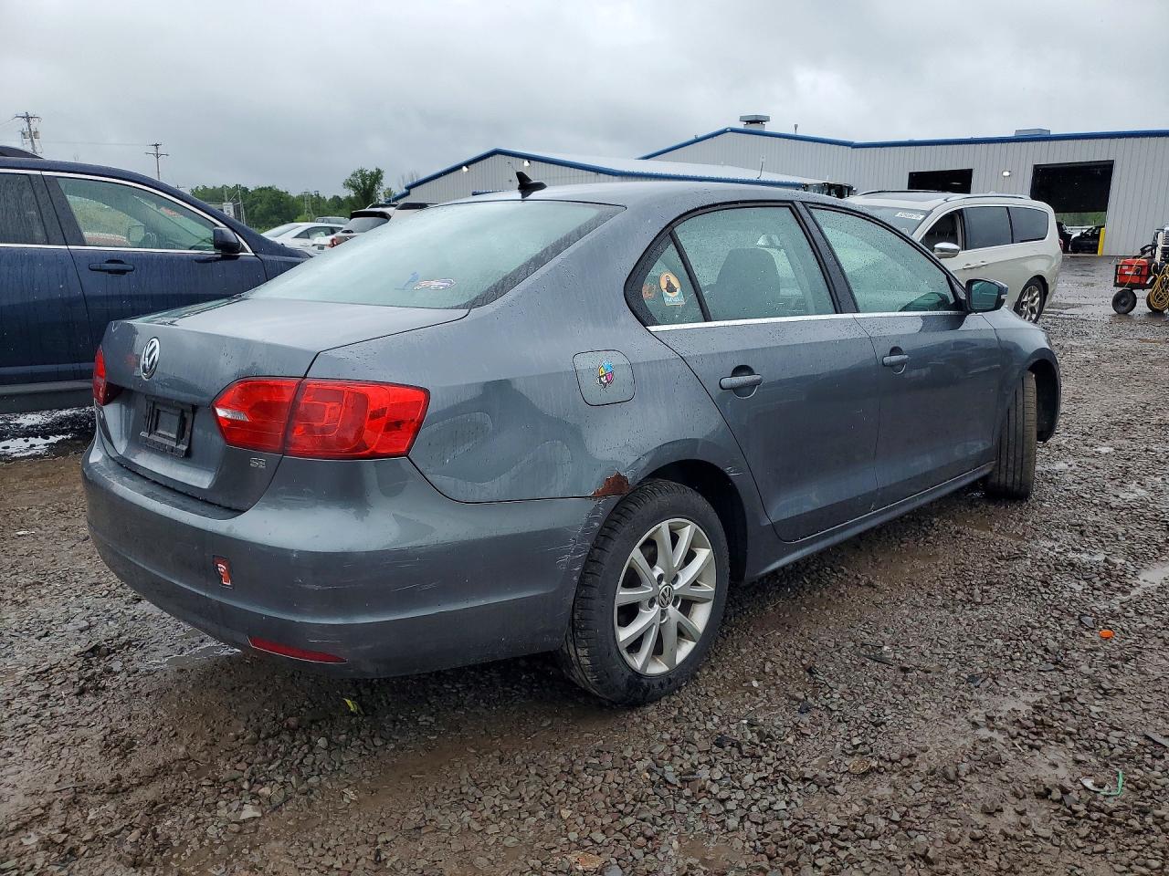 2014 Volkswagen Jetta Se Серебряный vin: 3VWD17AJ6EM279132