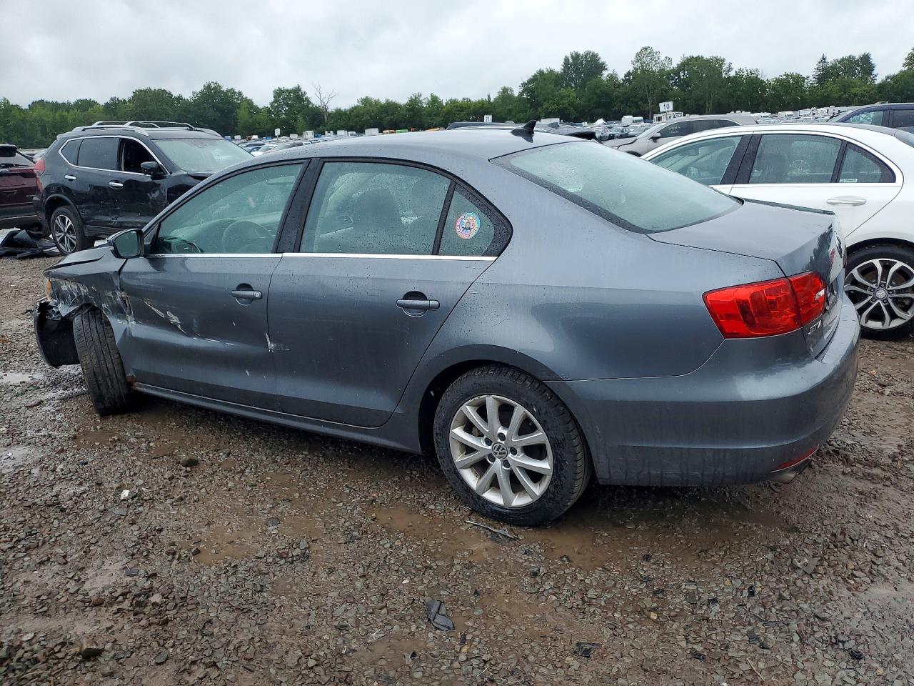 2014 Volkswagen Jetta Se Серебряный vin: 3VWD17AJ6EM279132