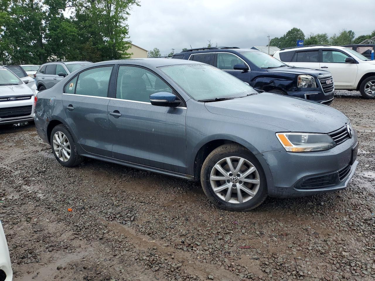 2014 Volkswagen Jetta Se Серебряный vin: 3VWD17AJ6EM279132