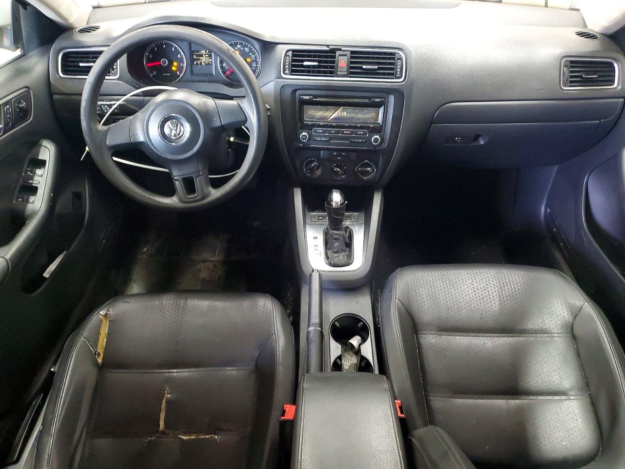 2014 Volkswagen Jetta Se White vin: 3VWD17AJ6EM301629